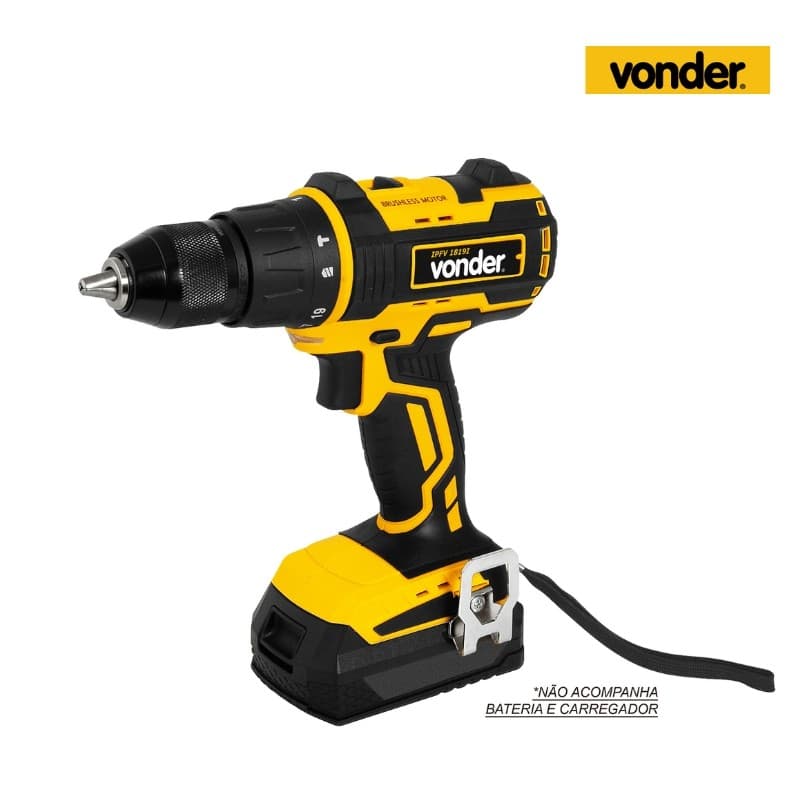 Parafusadeira/Furadeira de Impacto a Bateria 18V IPFV 1819I VONDER