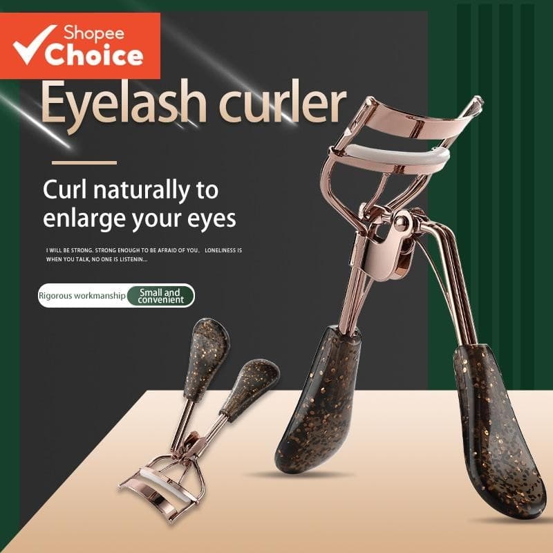 Modelador De Cílios Com Alça De Lantejoulas Pretas Natural De Longa Duração