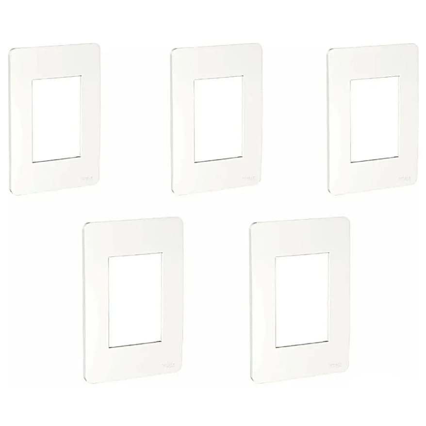 Kit 5 Placa 4x2 3 Postos Branca Orion S730103004 Schneider