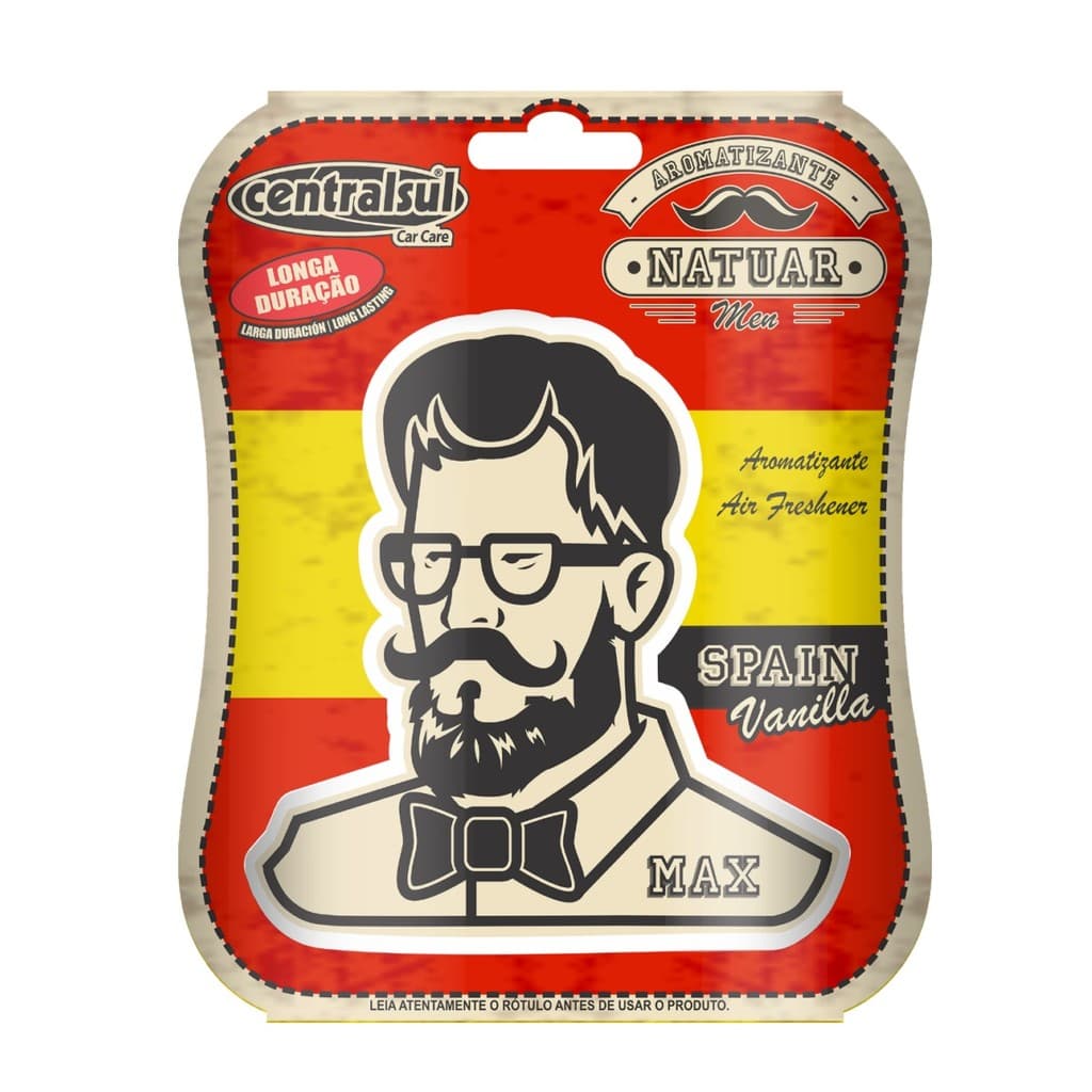Aromatizante Mini Men Spain Centralsul Cheirinho Automotivo 1 Unidade