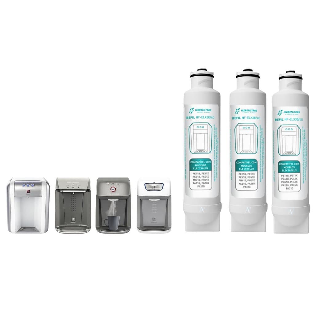 Kit 3 Refil Compatível Electrolux Pe11x Pe11b Pa21g 26g.