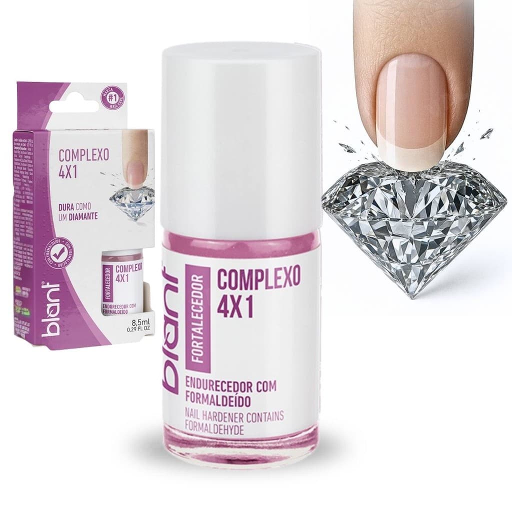 Base Fortalecedora Blant 4x1 Unhas Fortes Sem Quebrar
