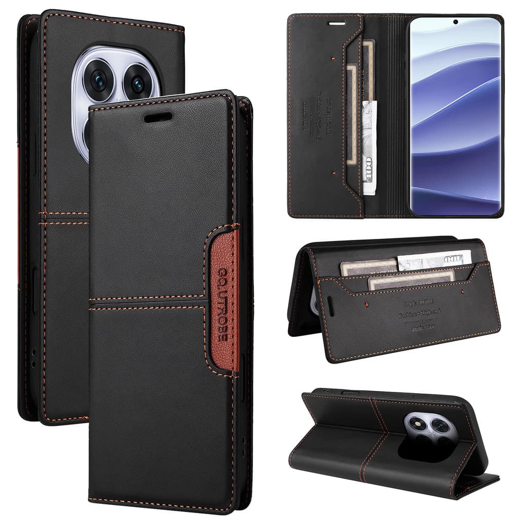 Capa Carteira De Couro Flip Para Xiaomi Poco X8 Pro Max M8 Pro X7 X6 M7 M6 F7 X5 Pro Poco C85 C75 C65 Magnética Forte
