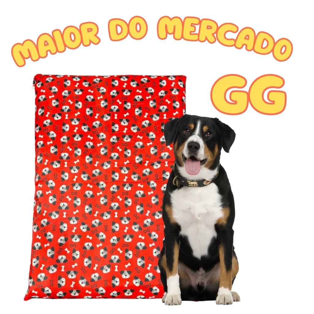 Cama Para Cachorro Com Zíper Reforçada M G GG Pequeno e Grande Porte Reforçada