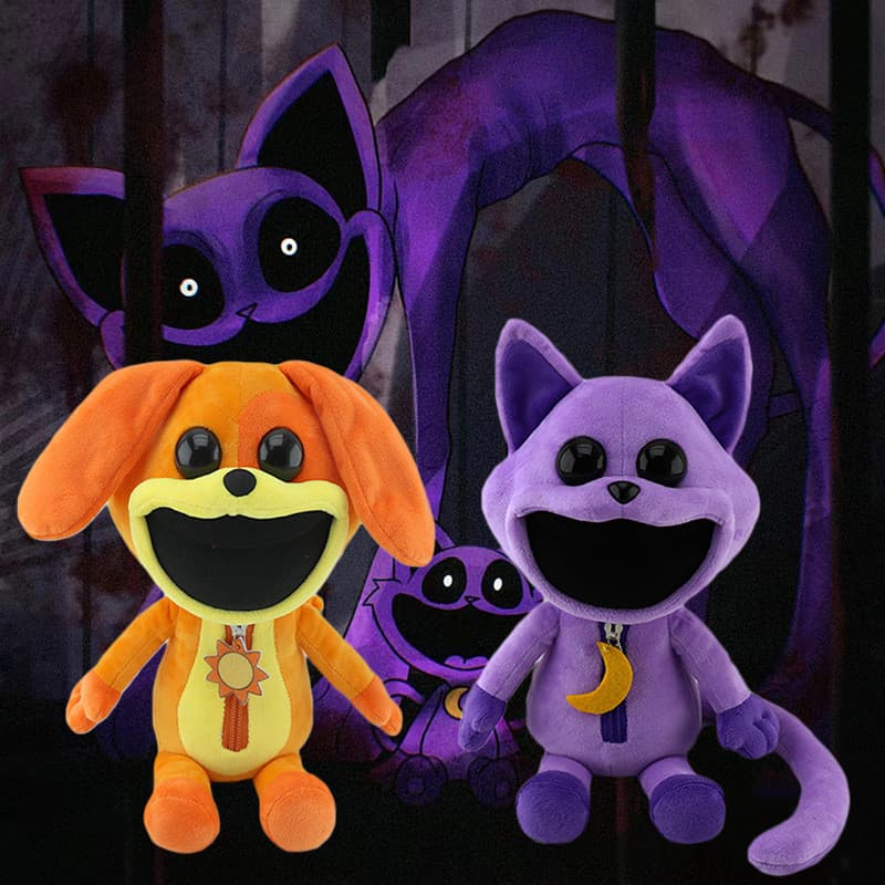 Smilingcritters Horror Smile Boneca Bobby Game 3 Boneca de pelúcia Brinquedo de pelúcia Presente para crianças