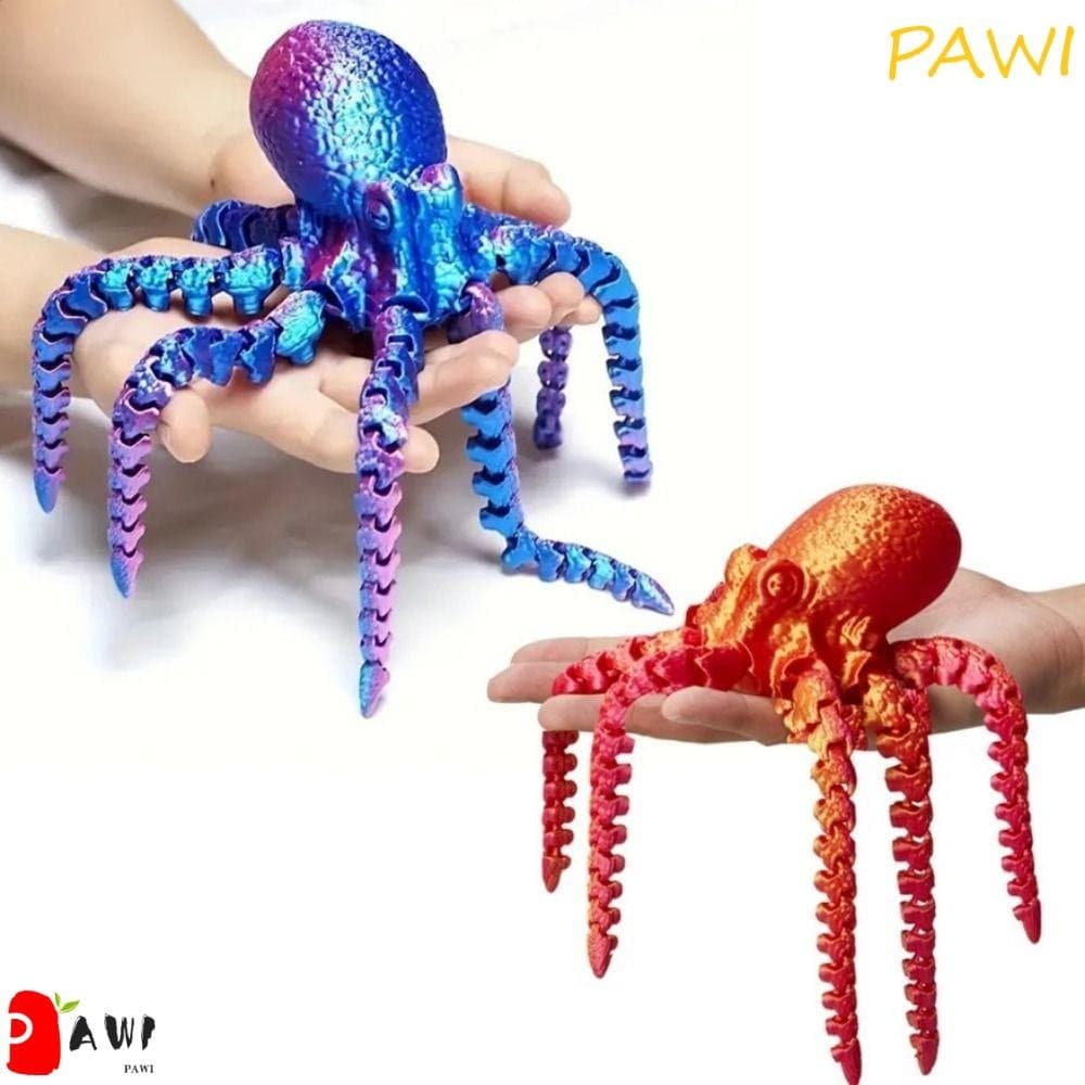 PAWI Ornamento De Polvo , Impresso 3D Desenho Animado Criativo Modelo Durável Tanque De Peixe