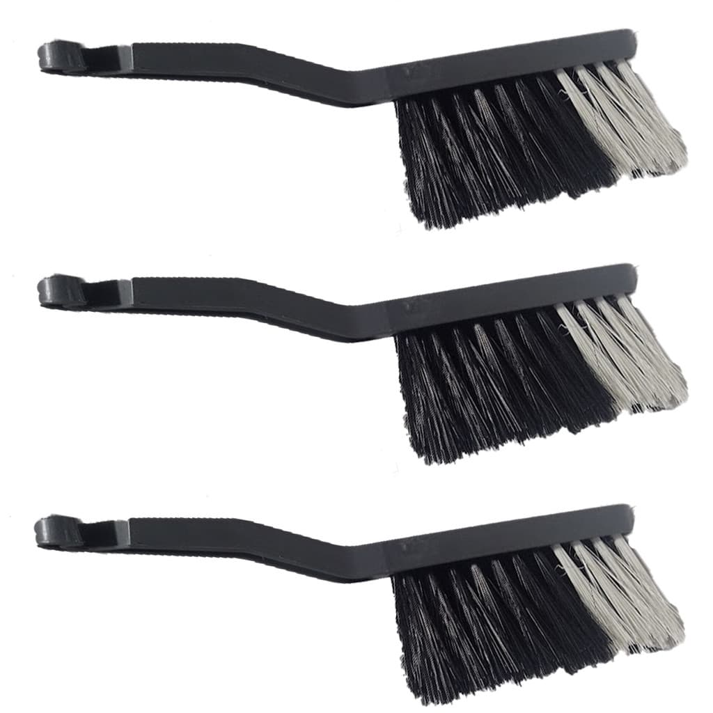 Kit 3 Unidades Escova ESPANADEIRA  Cerdas Macias Para Mesa Farelos Pelos Pó Poeira Terra Teclados Estofados Veículos