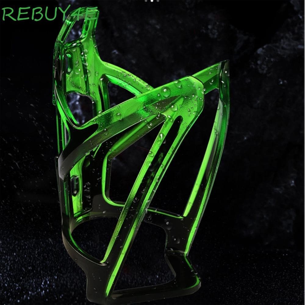 REBUY4E Suporte Para Garrafa De Água Não Facilmente Riscado Bicolor Em Forma De V Design Ciclismo Gradiente Colorido