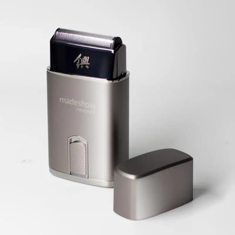 MADESHOW Novo Aparador De Barba M7 Branqueador De Metal Elétrico Malha Única Profissional Barbeador Careca