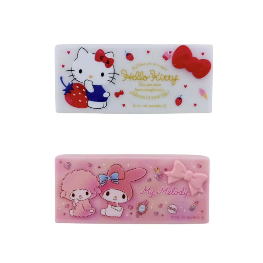 Organizador multiuso porta cotonetes Hello Kitty My Melody