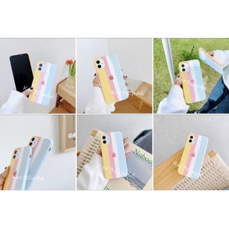 capinha iphone11 pro iphone12 pro case arco iris case iphone para iphone7 8 plus  xr veludada  xsmax
