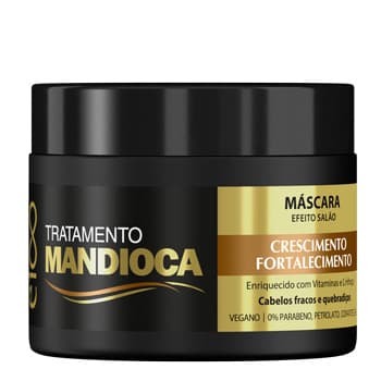 Eico Máscara de Hidratação Mandioca Fortalecimento Crescimento 270g