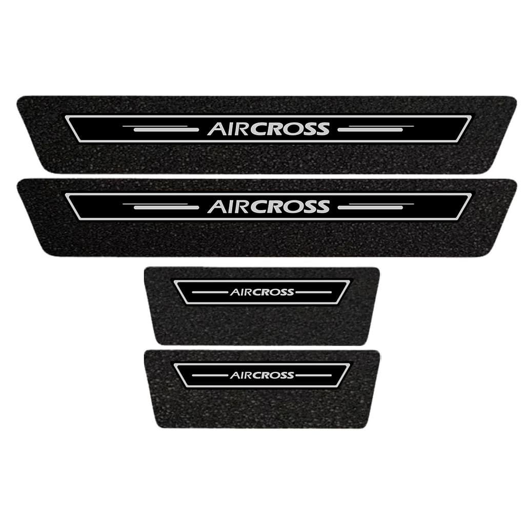 Soleira Protetora Porta Premium Preto AirCross 23 2024 2025