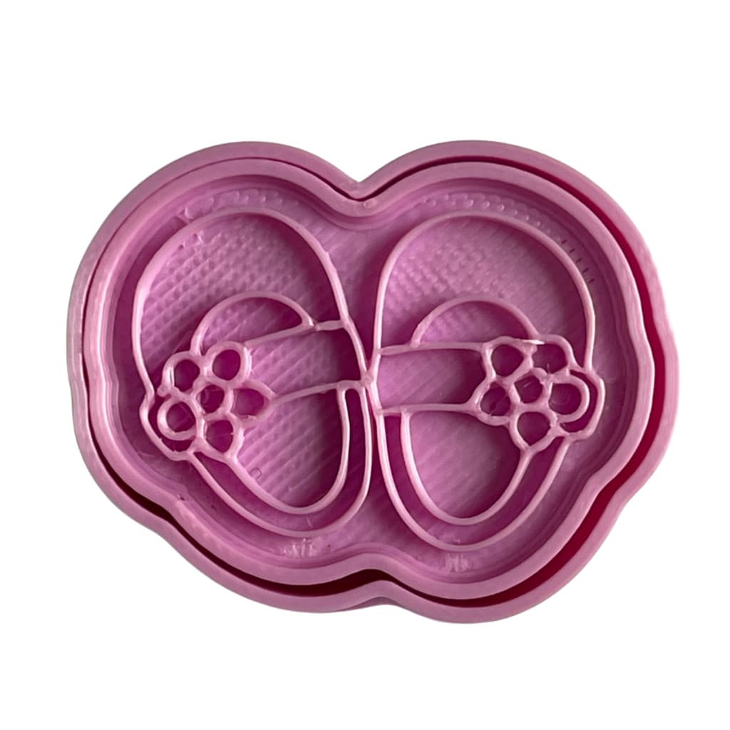 Modelador e Ejetor Para Modelar Massas, Doces e Brigadeiros Sapatinho com Flor