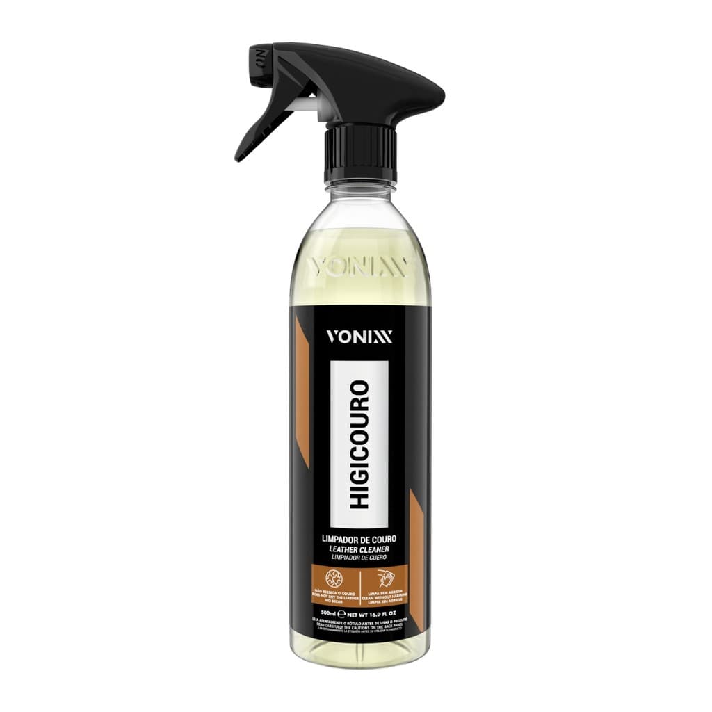HIGICOURO VONIXX LIMPADOR DE COURO NATURAL OU SINTÉTICO COM ALTO PODER DE LIMPEZA 500ML