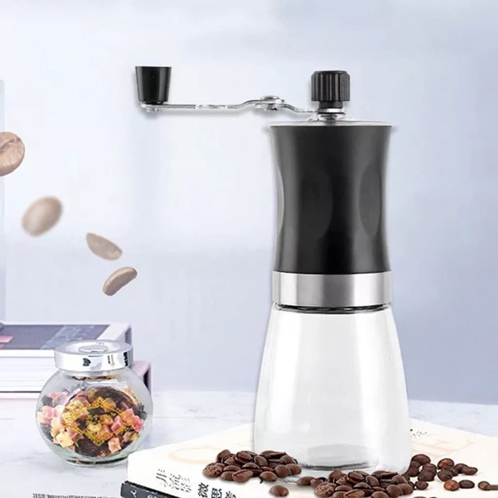 Novidade Moedor De Café Cerâmica Portátil Manual Desmontável Regulagem