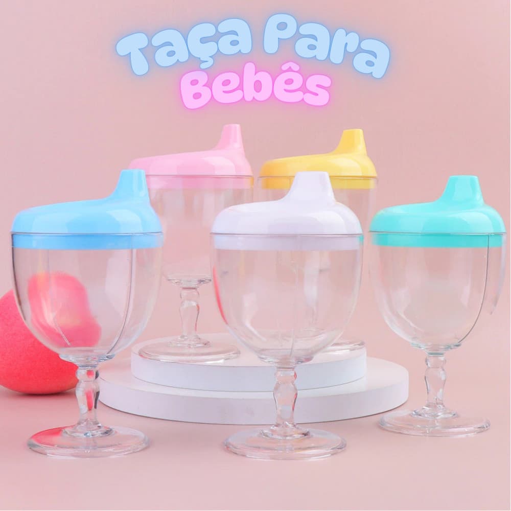 Copo Taça para Bebês Para Sucos leites 150ml