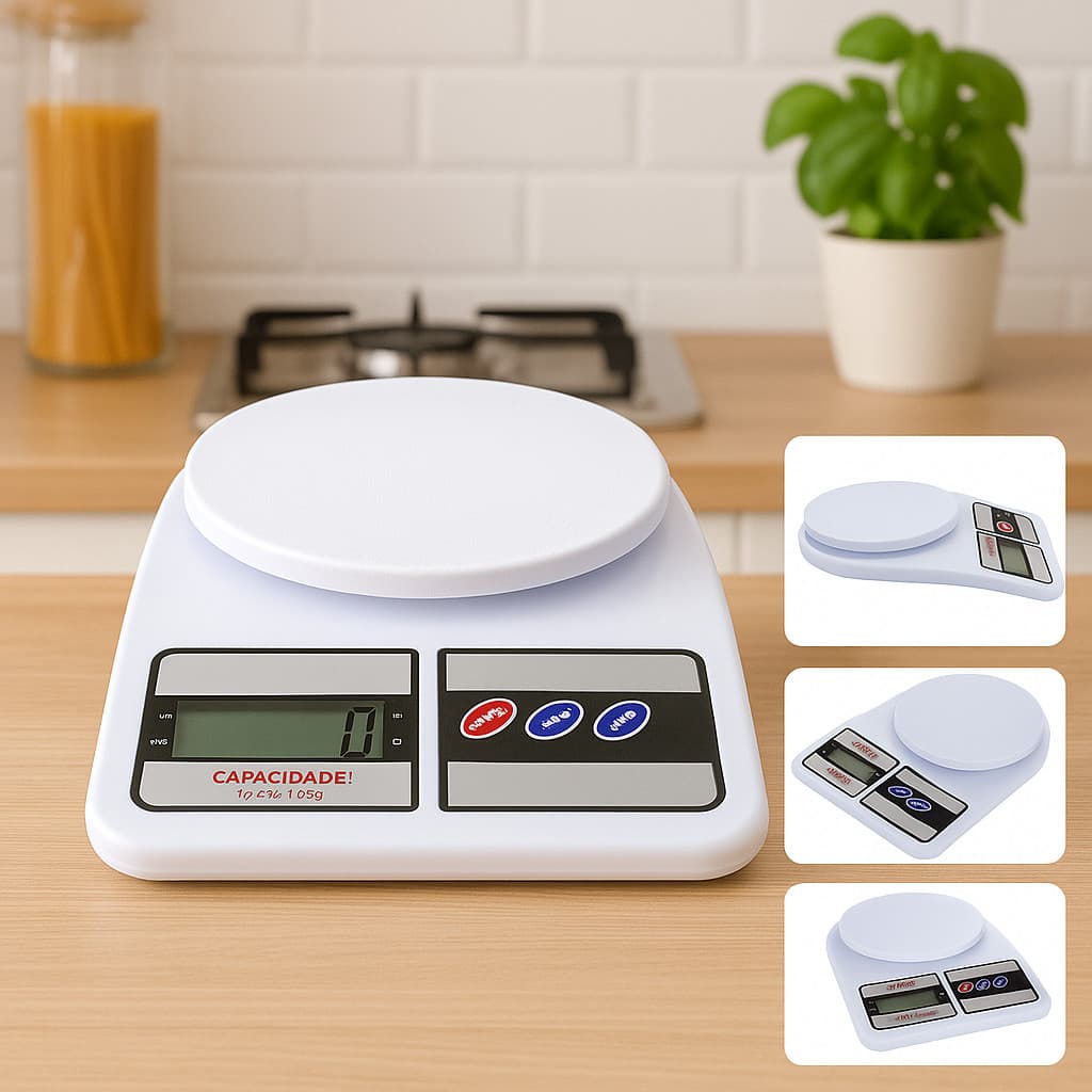 Balança Digital Cozinha Balança de Alimentos Praticidade e Precisão Digital SF-400