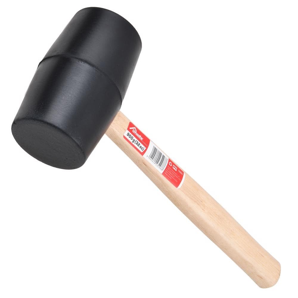 Martelo de Borracha Com Cabo de Madeira 900g (706815) - Onsite