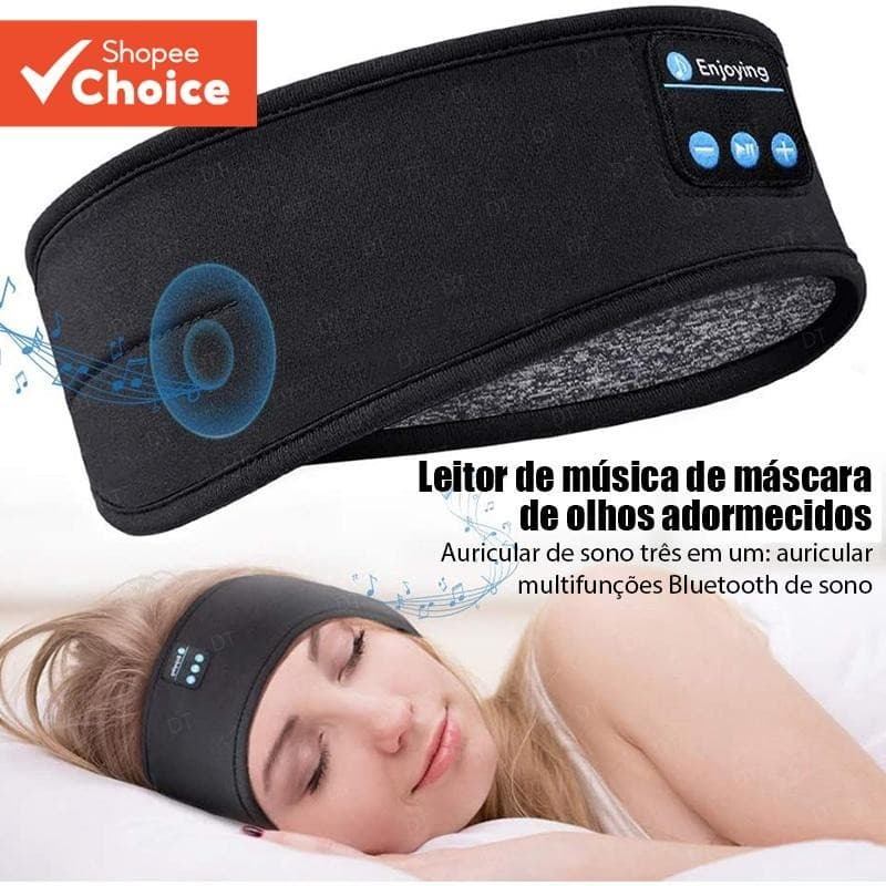 Bluetooth Sono Fone De Ouvido Lavável Sem Fio TWS Esportes Música Som Estéreo 5.0 Dormir