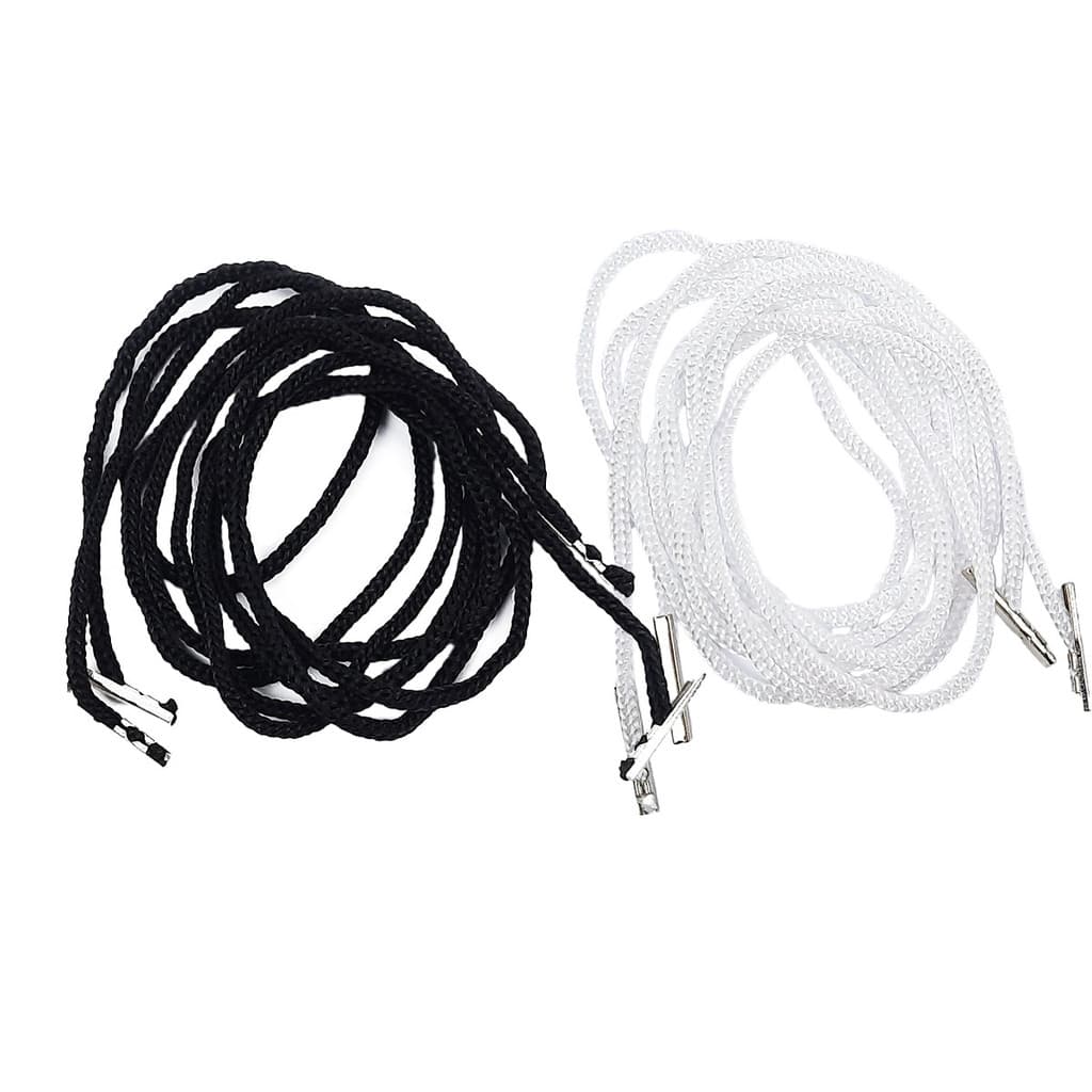 Cordão Cordinha Para Crachá Credencial Nylon Ponteira de Metal C/50