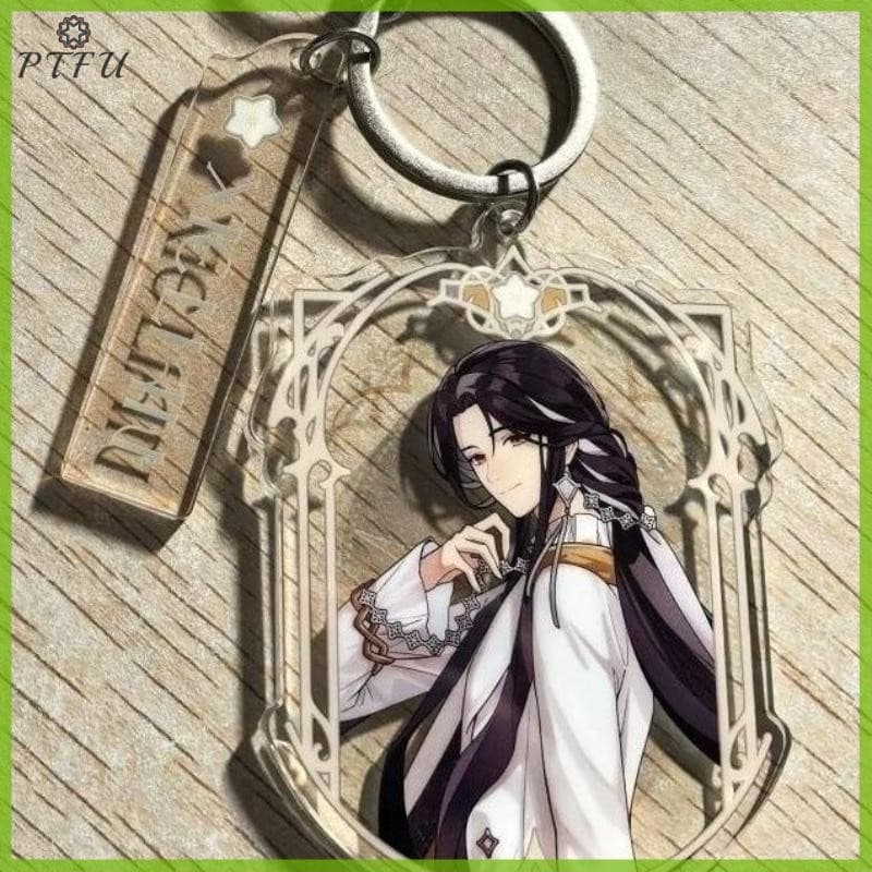 PTFU > Moda Anime Céu Bênção Oficial Chaveiro Tian Guan Ci Fu Hua Cheng Xie Lian Arcylic Pingente Bolsa Decoração Presen