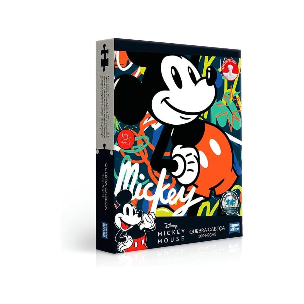 Quebra-Cabeça Disney Mickey Mouse 500 Peças Edição Especial Toyster 003206