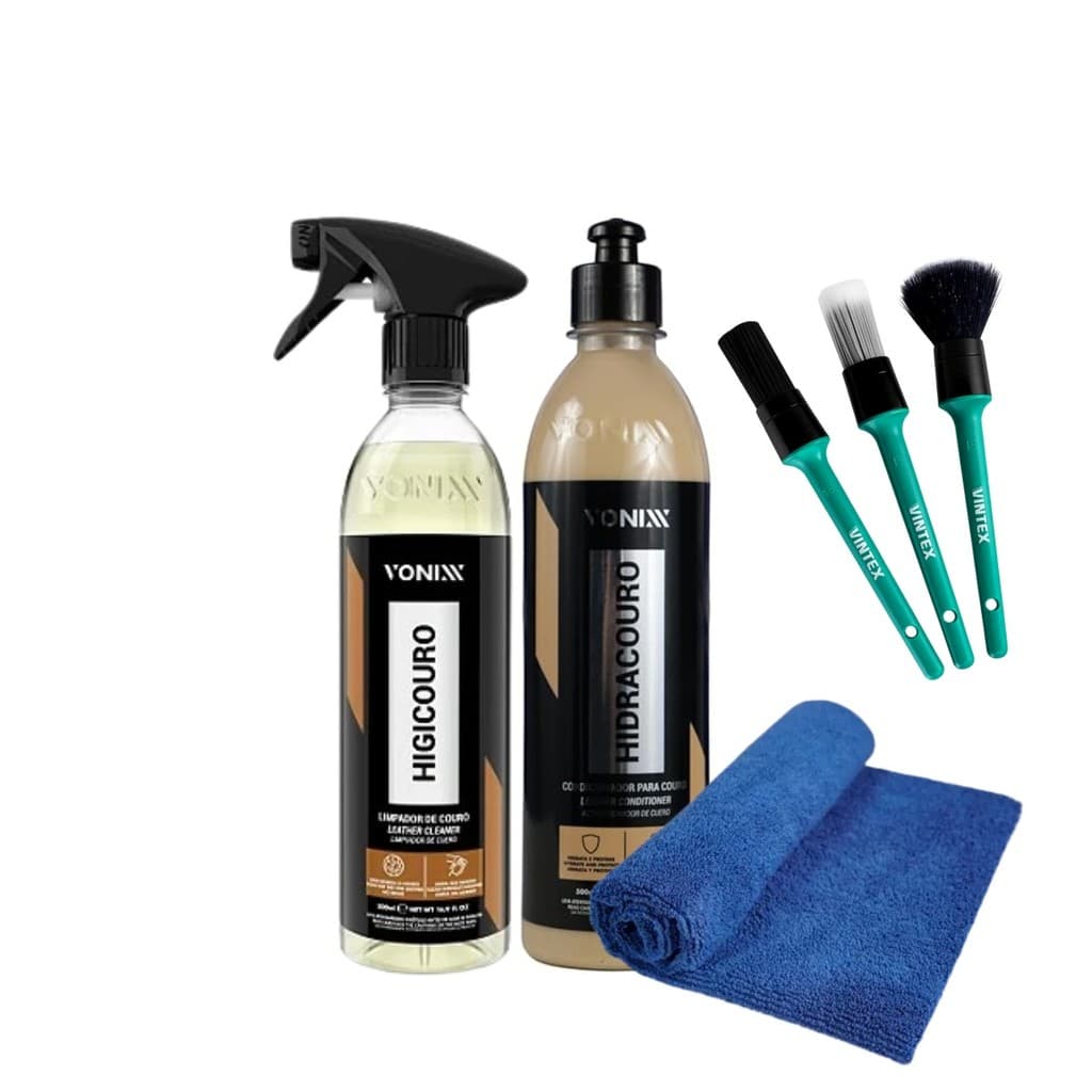 Kit Cuidado com Couro Vonixx Completo