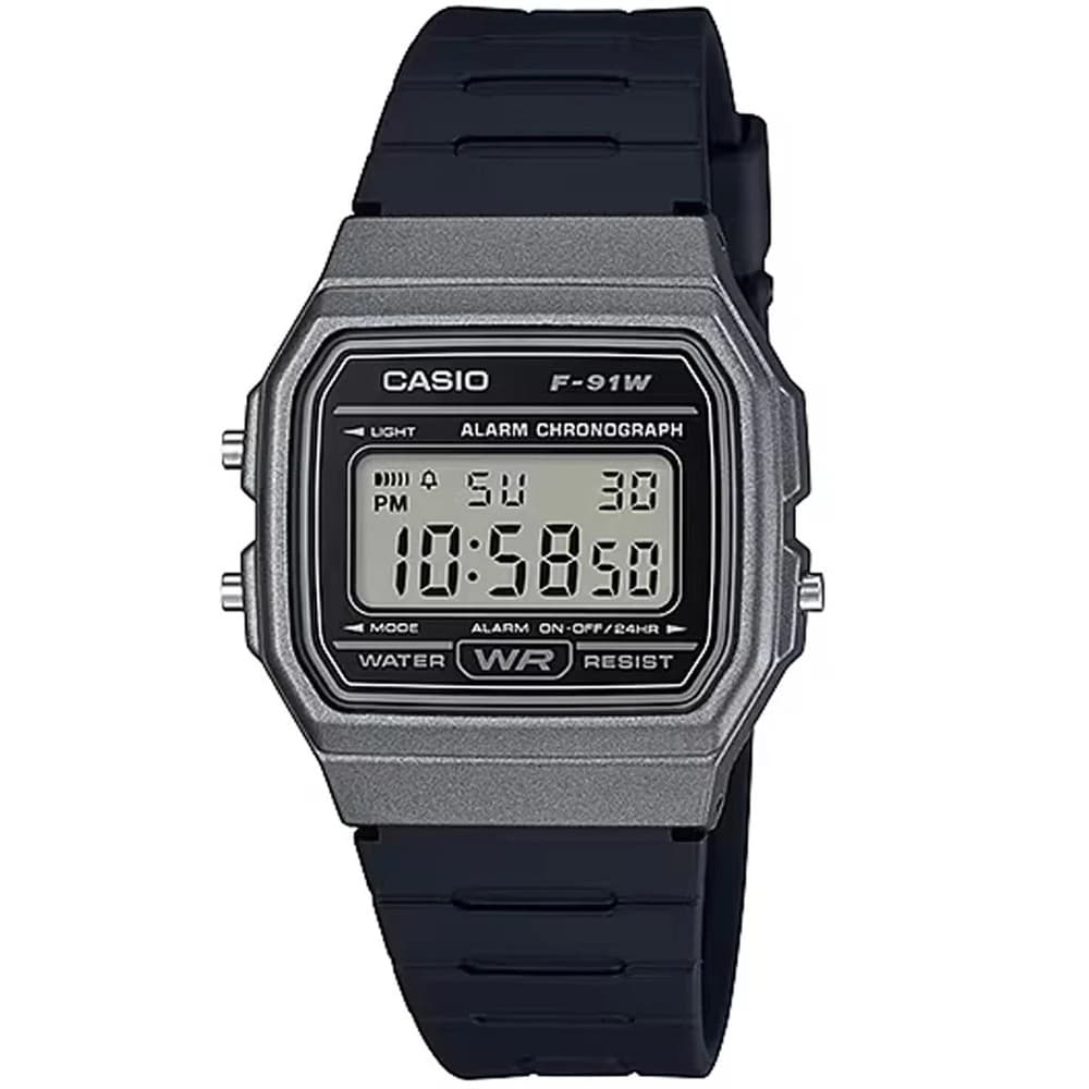 Relógio Casio Unissex Digital F-91WM-1BDF