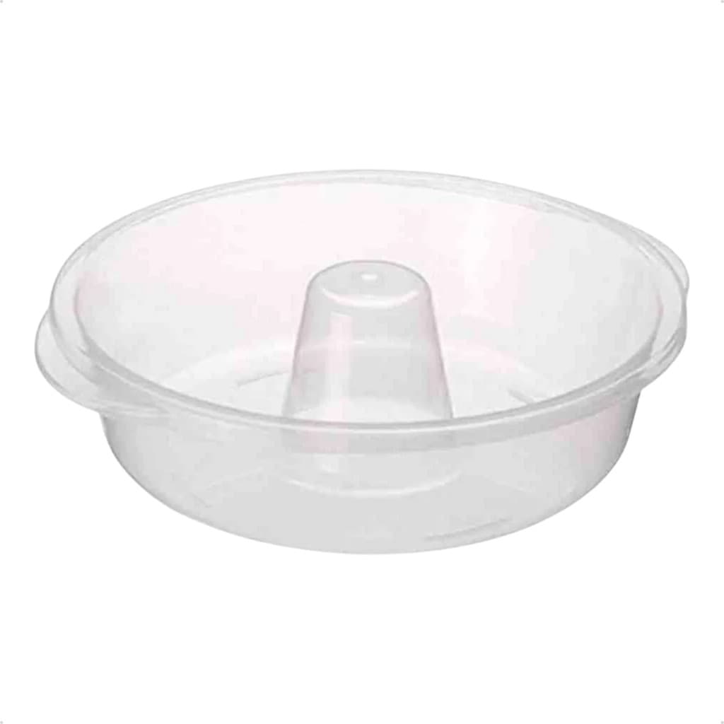 Super Forma De Bolo/pudim P/ Microondas 2 L Transparente