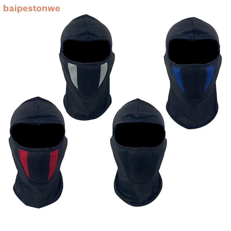 [baipestonwe] Balaclava Respirável Para Motocicleta , Máscara Facial Completa Moto , Ciclismo , Bicicleta , Motocross ,