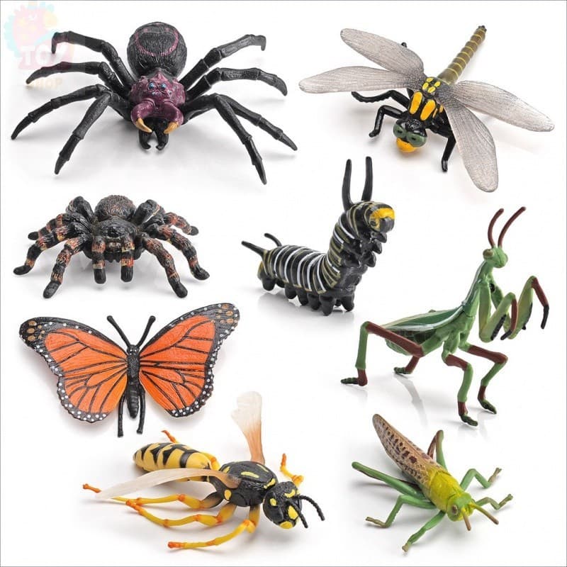 Simulação De Brinquedos Infantis Borboleta Sólida Libélula Areia Animal Decoração De Mesa Infantil Educação Científica Modelo Cognitivo