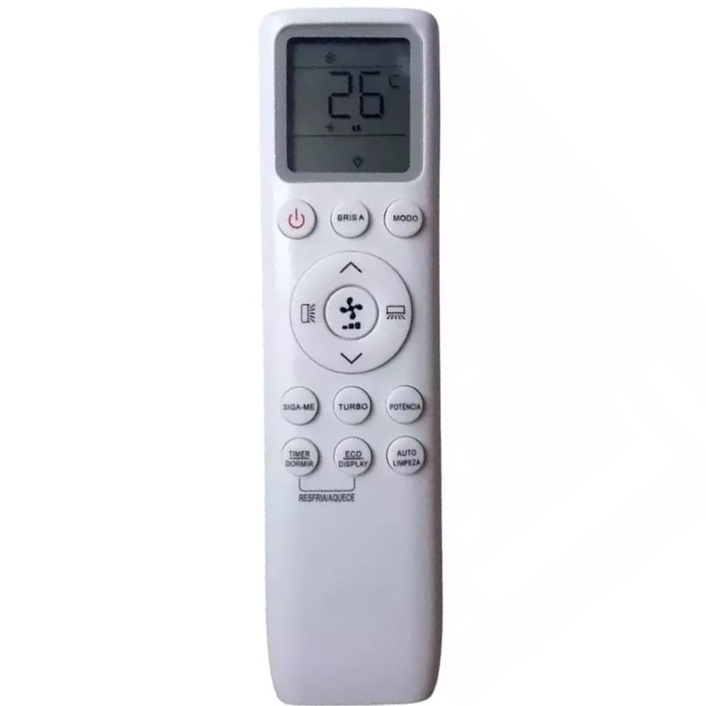 CONTROLE REMOTO PARA AR TCL TAC-18CSA1  TAC-12CHSA2-INV