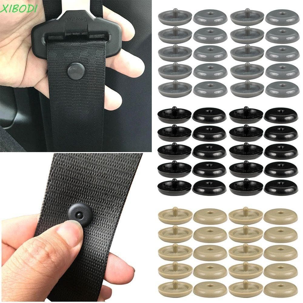 XIBODI 10PCS Botão De Parada Do Cinto De Segurança Retentor