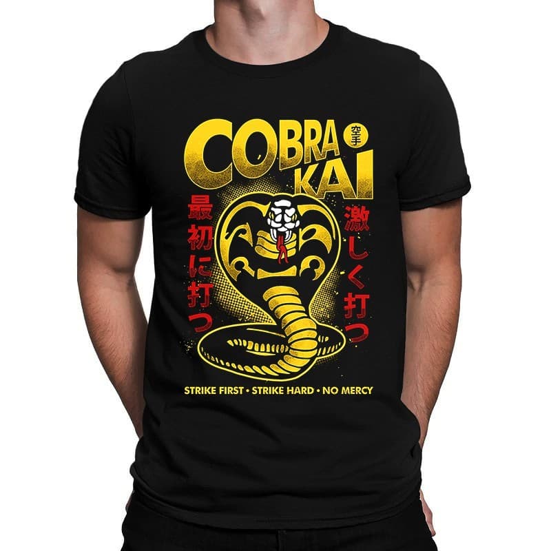 Camiseta Cobra Kai Camisa Da série Karatê Kid Série Netflix -sasa.
