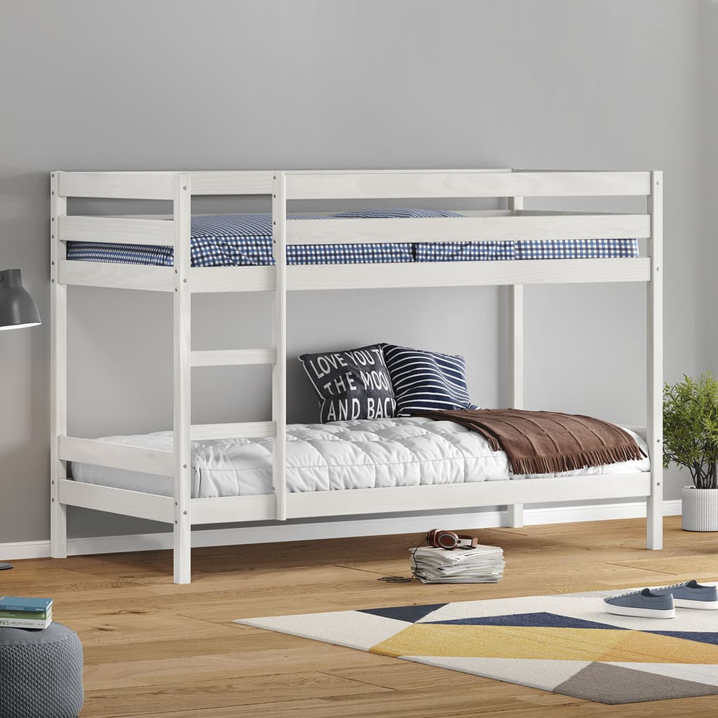 Beliche Infantil Branco Madeira com Grade de Proteção Felix