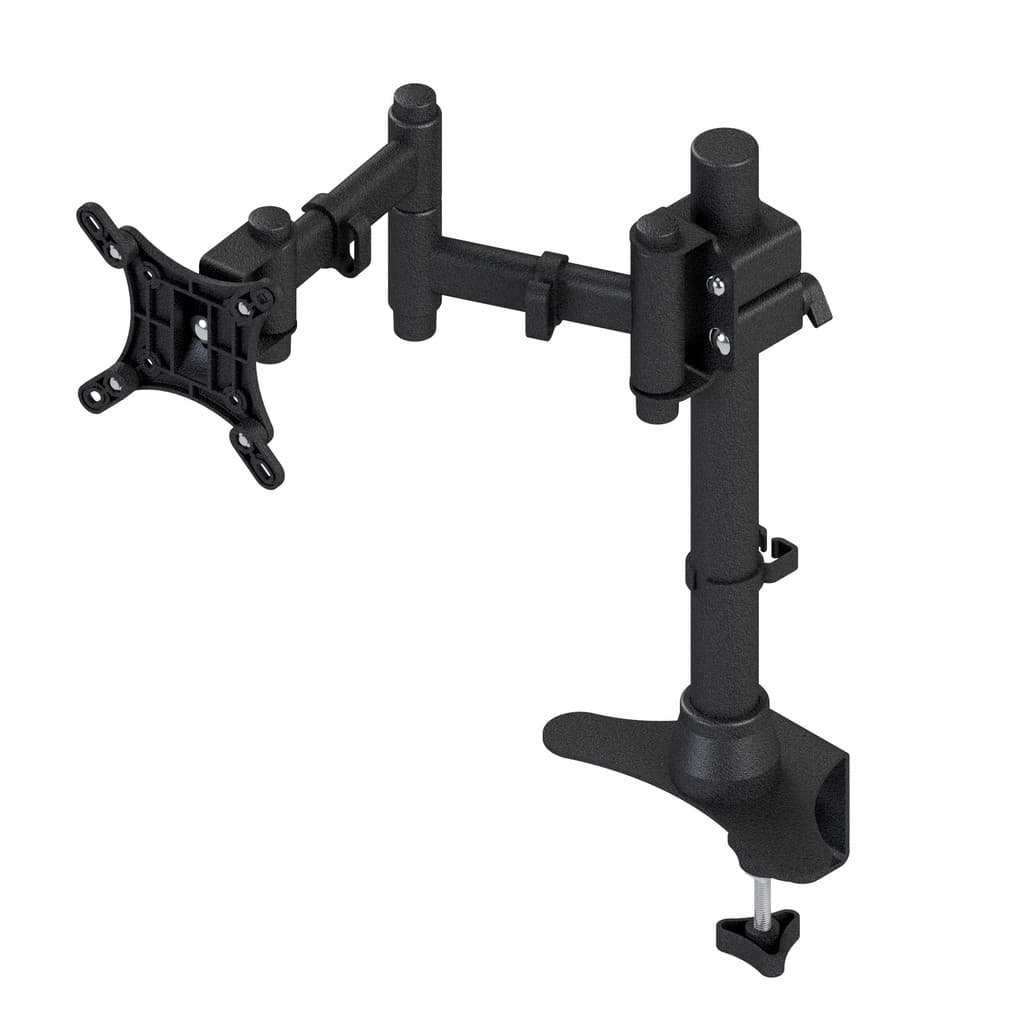 SUPORTE PARA MONITOR DE 10″ A 29 TRIARTICULADO – GARRA/ MORSA