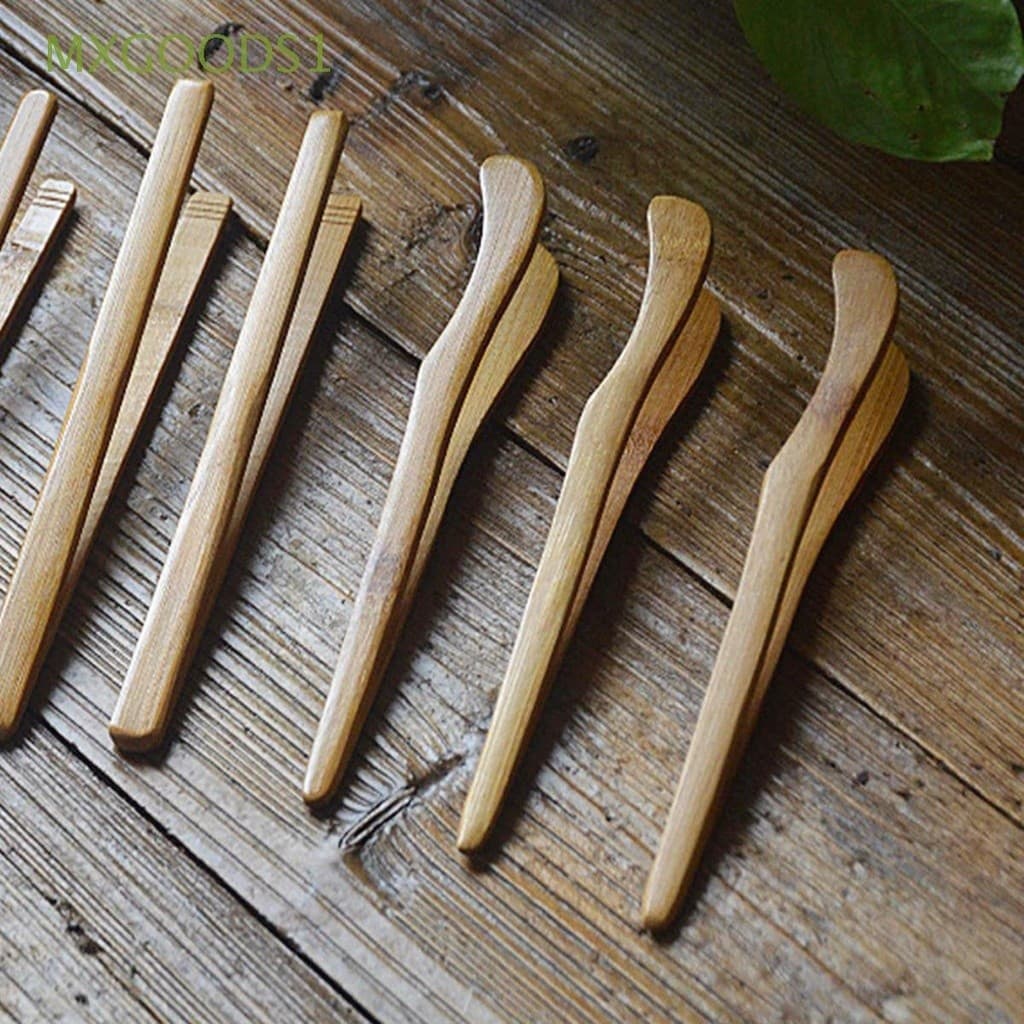 Mxgoods1 pinças de bambu reutilizáveis para cozinhar alimentos