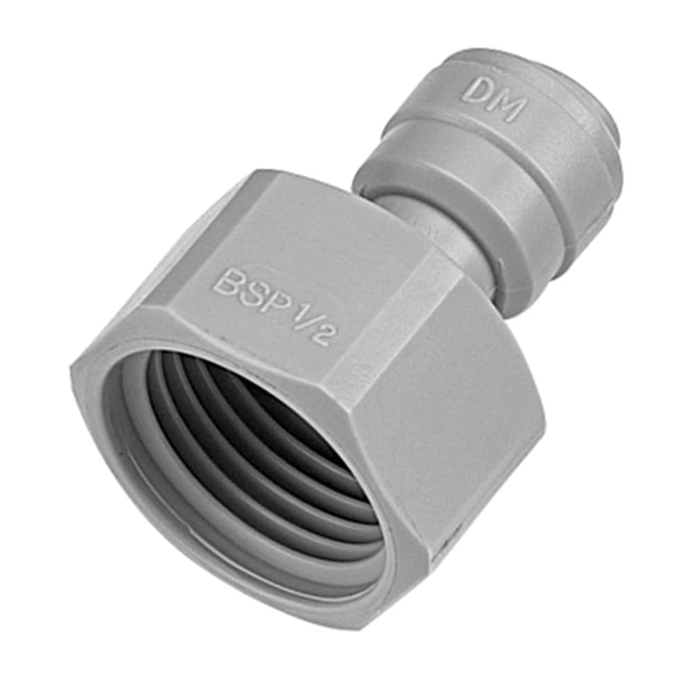 DMfit Conexão Rápida Rosca Fêmea 1/2" BSP x Tubo 3/8" - AFAB0607F