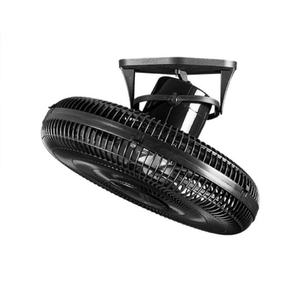 Ventilador De Teto Premium 360º 50cm PRETO Grade PLÁSTICA 170W Bivolt 76-5432 Ventidelta