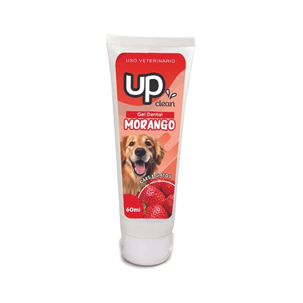 Gel / creme Dental Pet Morango 60g - Cães - Up Clean