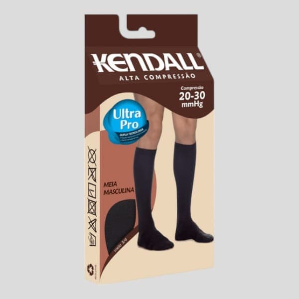 Meia 3/4 Kendall Masculina - Alta Compressão (20-30 mmHg) 1542