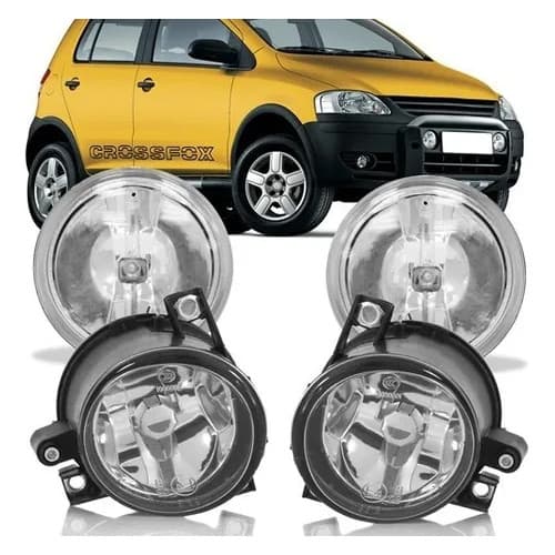 COMBO FAROL DE NEBLINA + FAROL DE MILHA CROSSFOX 2005 A 2010