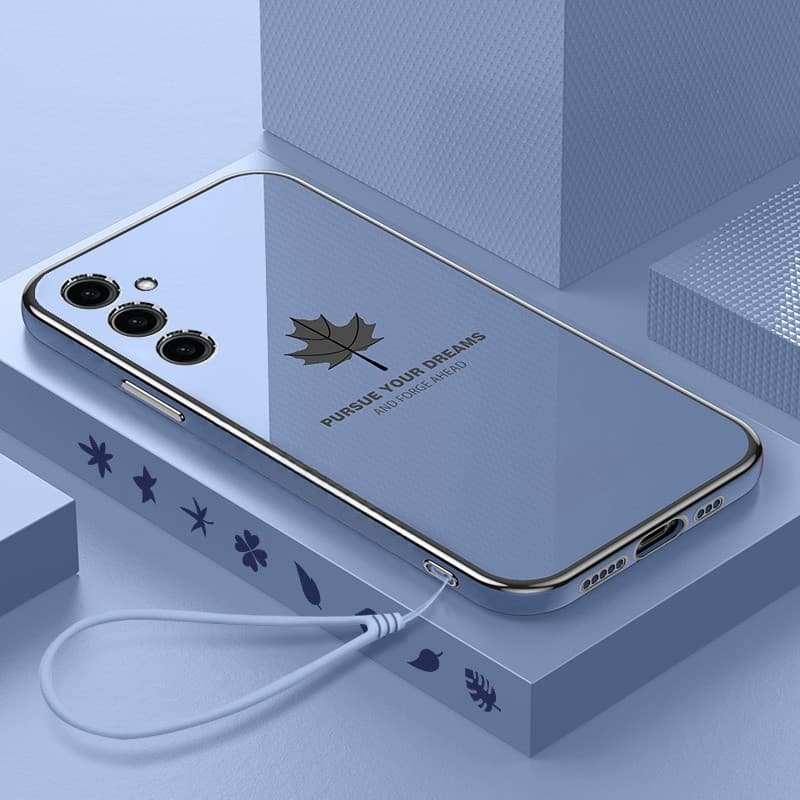 Para Samsung Galaxy A17 A16 A15 A14 A56 A55 A54 A36 A35 A26 A07 A06 A05 A05S Chapeamento De Folha De Bordo De Luxo Com C