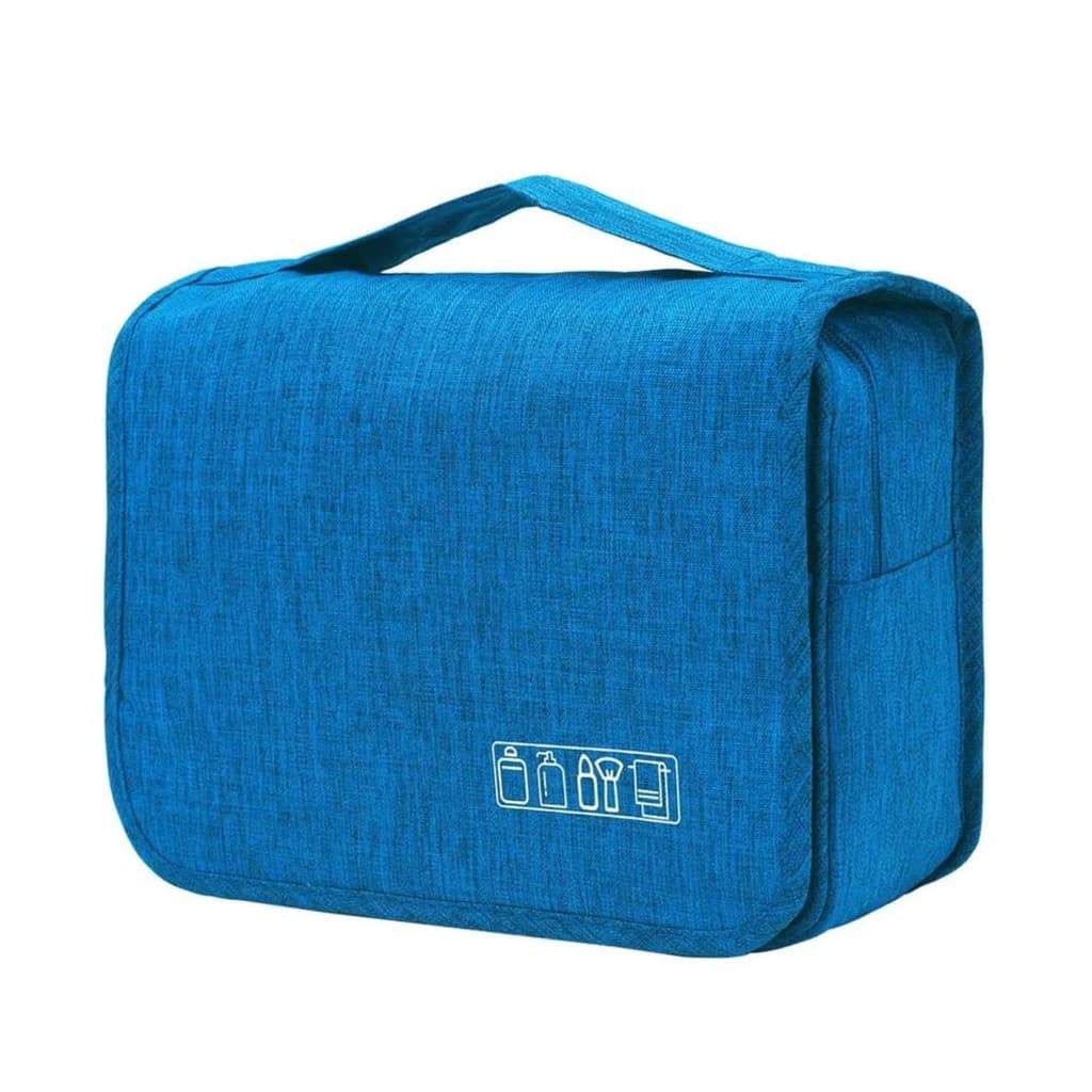 Necessaire de Viagem com Gancho Maloa Azul Claro