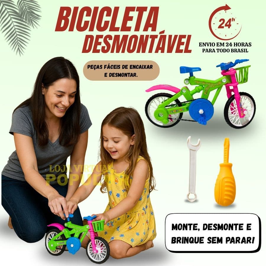 Crianças Brinquedos Mini Bicicleta Bonita Infantil