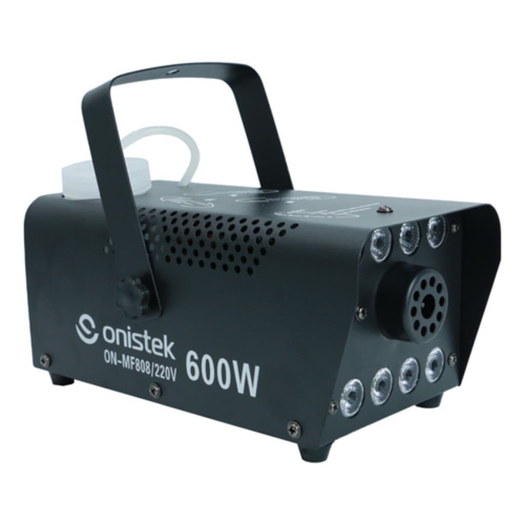 Máquina Fumaça 600w Iluminação 8 Led Rgb S/fio Controle 220v