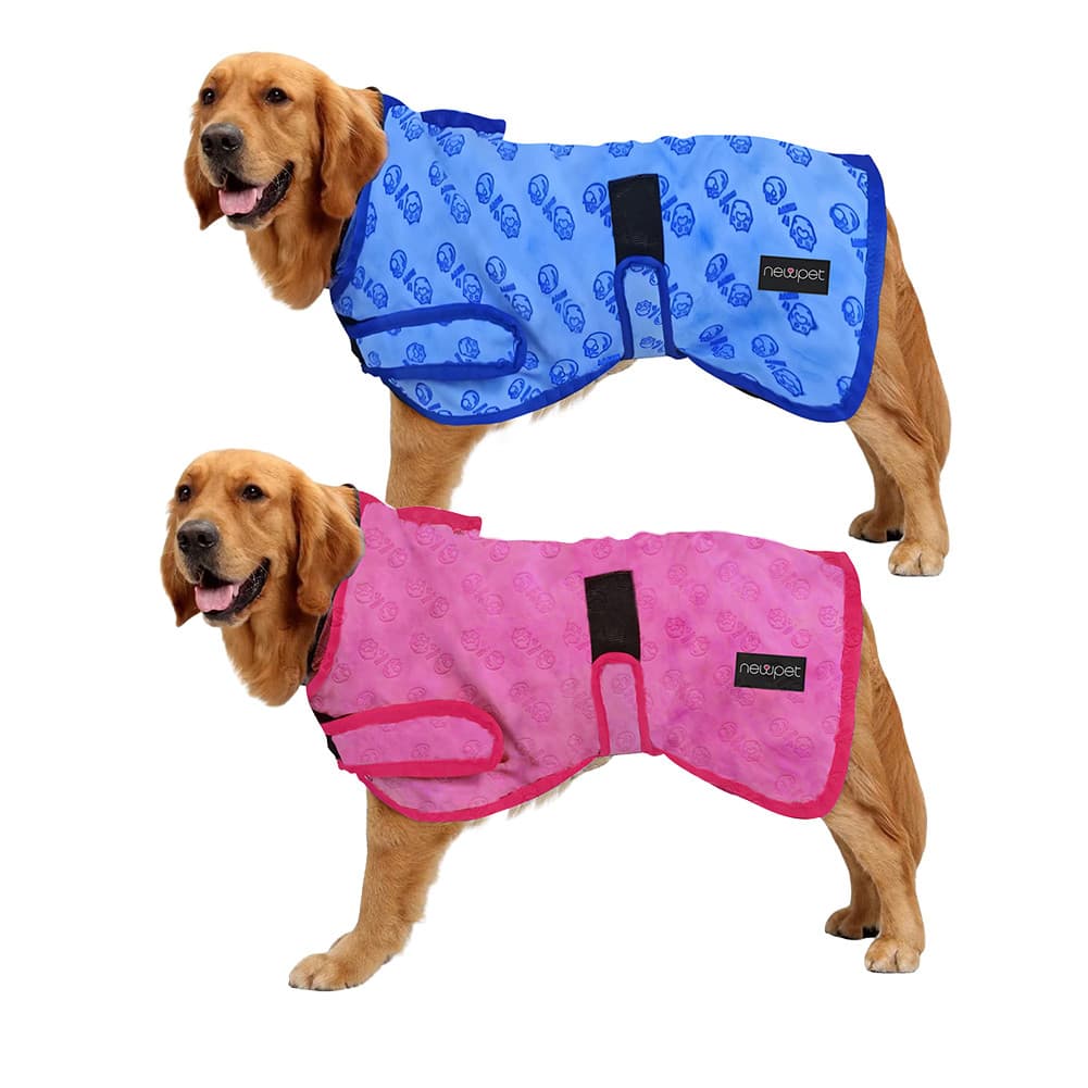 Newpet Vestido GELADO COLCHONETE REFRESCANTE PARA CACHORRO   XL Rosa / Azul