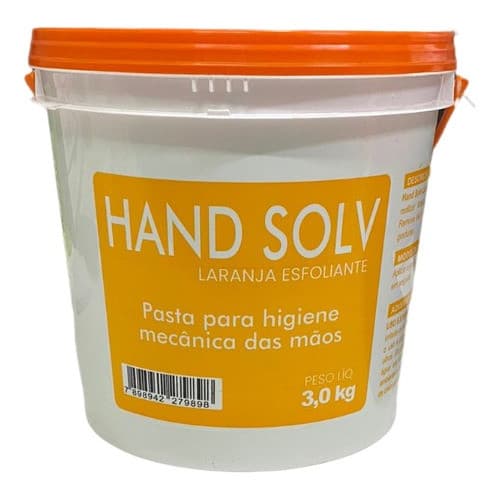 PASTA DESENGRAXANTE GEL ORANGE 3KG Pasta Para Limpeza Das Mãos Com Microesfera