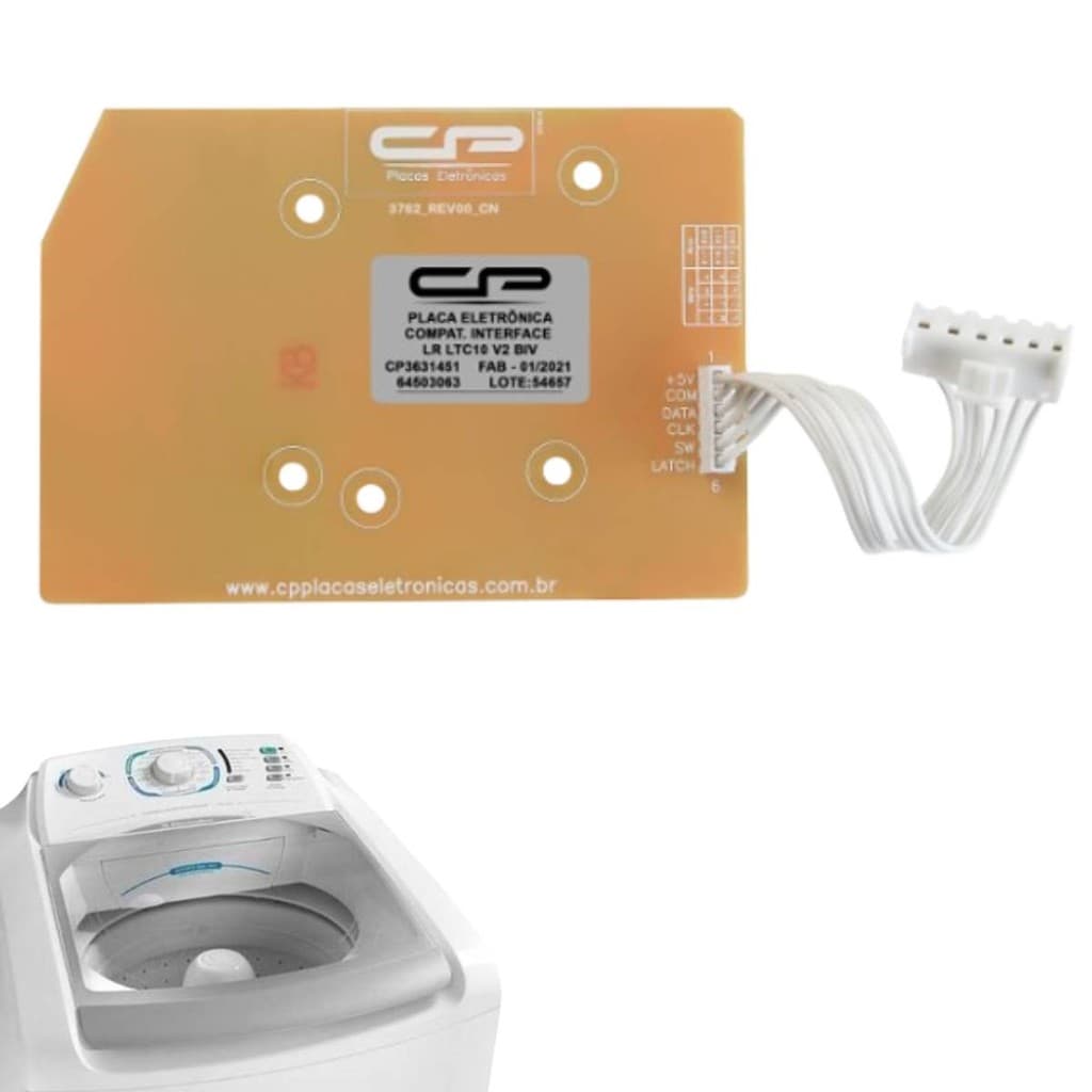 Interface Lavadora Para Electrolux Lac12 Ltc10 Lt13b 64503063